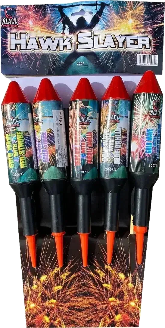 Hawk Slayer 5-pack F3 rockets by Black Panther