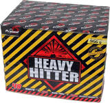 Heavy Hitter 49-shot F3 cake firework by Primed Pyrotechnics
