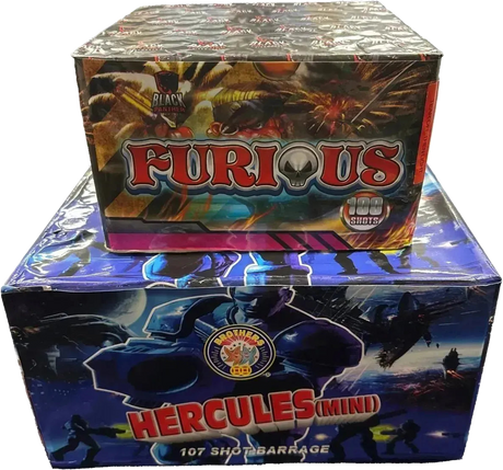 Hercules Mini & Furious F2 garden cake twin deal