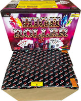 High Roller 100-shot fanned F3 compound firework by Primed Pyrotechnics