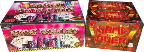 High Roller and Game Over F3 compound firework twin deal