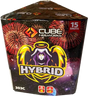 Hybrid 15-shot F2 garden cake firework by Cube Fireworks
