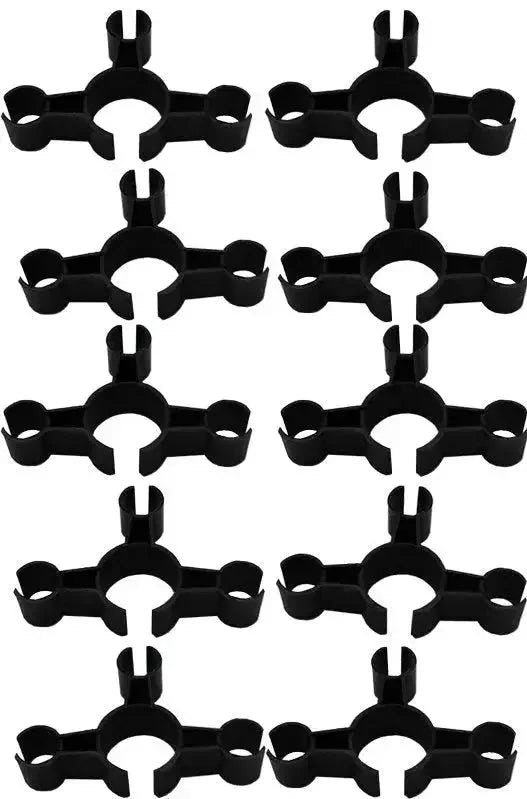 Pack of 10 clip-on bottle holders for ice fountains