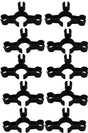 10x Ice Fountain Holder Clips for bottles, designed to securely attach up to 3 ice fountains. Ideal for champagne or wine bottle displays.