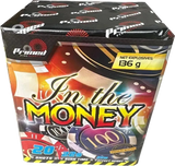 In The Money 20-shot garden firework cake by Primed Pyrotechnics