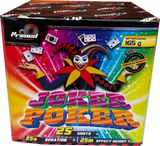 Joker Poker firework cake by Galactic Fireworks