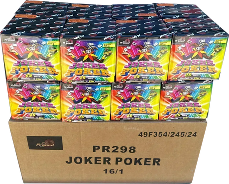 16x Joker Poker bulk case deal from Primed Pyrotechnics
