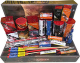 Jupiter Box 25-piece F2 firework selection box by Evo Fireworks