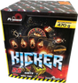 Kicker 25-shot big-bore F3 cake firework by Primed Pyrotechnics