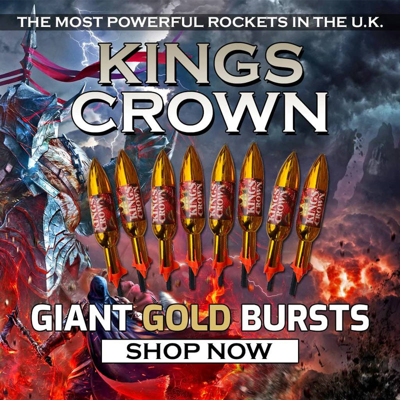 Kings Crown Rockets Galactic Fireworks - Fireworks for Sale Online UK Delivery