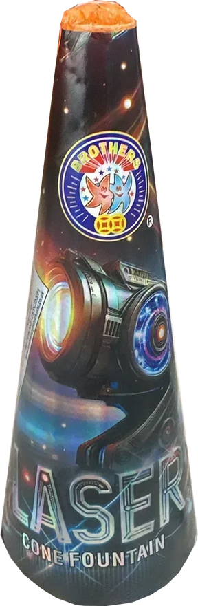 Laser firework fountain by Brothers Pyrotechnics.