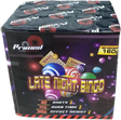Late Night Bingo 20-shot F2 cake firework by Primed Pyrotechnics