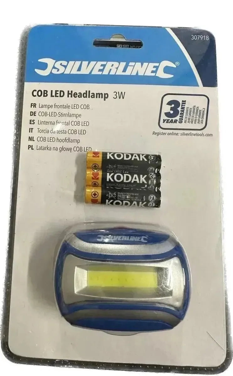 LED head torch for firework display setup