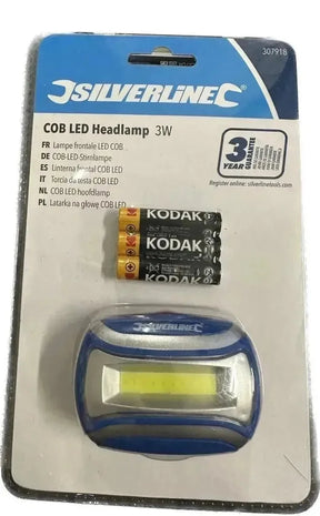 LED head torch for firework display setup