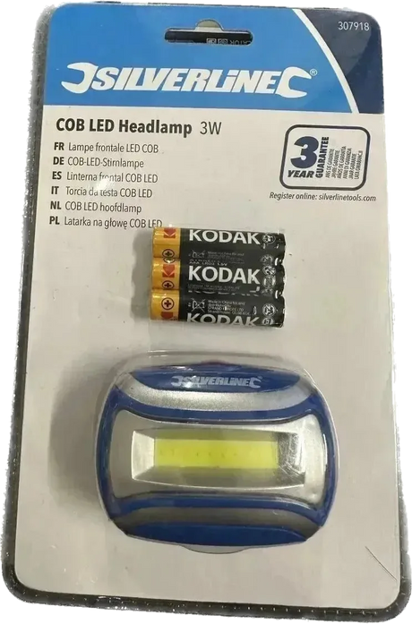 LED head torch for firework display setup