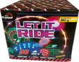 Let It Ride firework cake by Galactic Fireworks