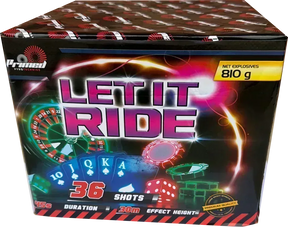 Let It Ride firework cake by Galactic Fireworks