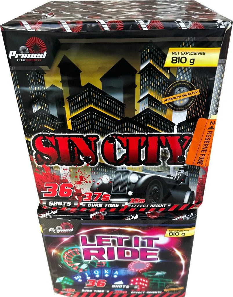 Let It Ride & Sin City by Primed Pyrotechnics