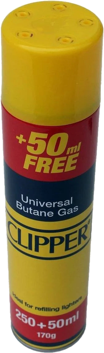 Can of Clipper butane lighter gas refill