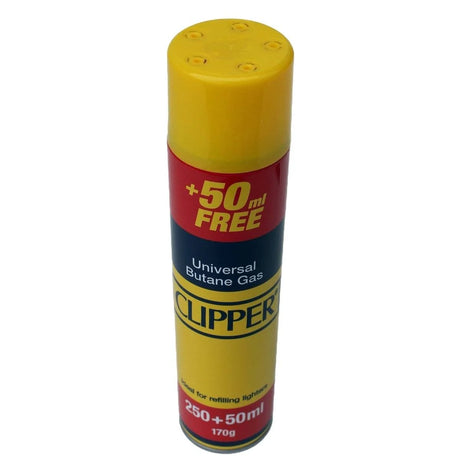 Can of Clipper butane lighter gas refill