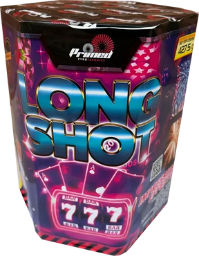 Long Shot firework cake by Galactic Fireworks