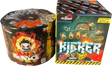 Mad Menace and Kicker firework cakes twin pack.