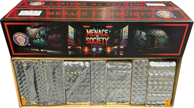 Menace To Society compound firework barrage by Galactic Fireworks