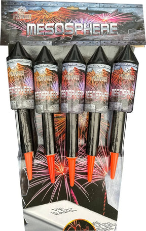 Showpiece Rockets Mesosphere | 5 Premium Rockets – Galactic Fireworks