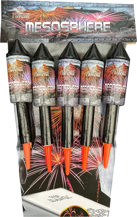 Mesosphere 5-pack F3 rockets by Pyroworx
