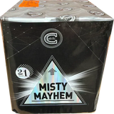 Misty Mayhem firework cake by Galactic Fireworks