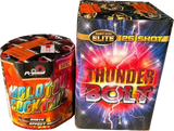 Molotov Cocktail and Thunderbolt firework cakes twin pack.