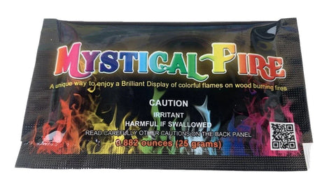 Mystical Fire flame colourant sachet for campfires and fire pits