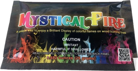 Mystical Fire flame colourant sachet for campfires and fire pits