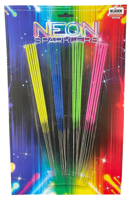 Neon Sparklers 20-pack F1 sparklers by Klasek