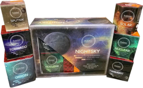 Night Sky Box 6-cake F3 cake pack firework by Evo Fireworks