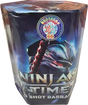 Brothers Pyrotechnics Ninjas Time 19 shot cake.