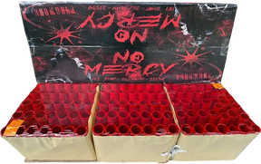 No Mercy 107-shot fanned compound firework by Pyroworx