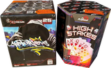Notorious and High Stakes F3 firework cakes twin pack.