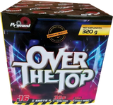 Over The Top 16-shot F3 cake firework by Primed Pyrotechnics