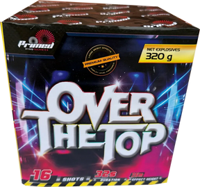 Over The Top firework cake by Galactic Fireworks