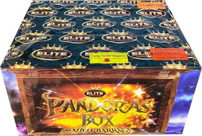Pandora's Box 96-shot fanned F3 cake firework by Bright Star