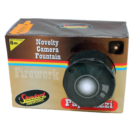 Paparazzi low-noise garden fountain firework by Black Cat