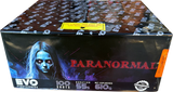 Paranormal 100-shot fanned F2 cake firework by Evo Fireworks