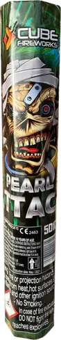 Pearl Attack 56-shot candle firework by Cube Fireworks