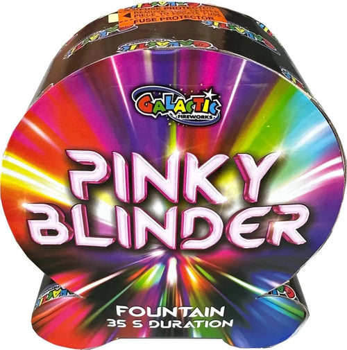 Galactic Fireworks Pinky Blinder fountain firework.