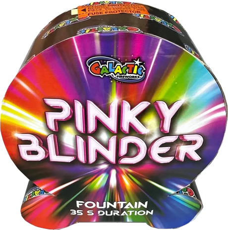 Galactic Fireworks Pinky Blinder fountain firework.