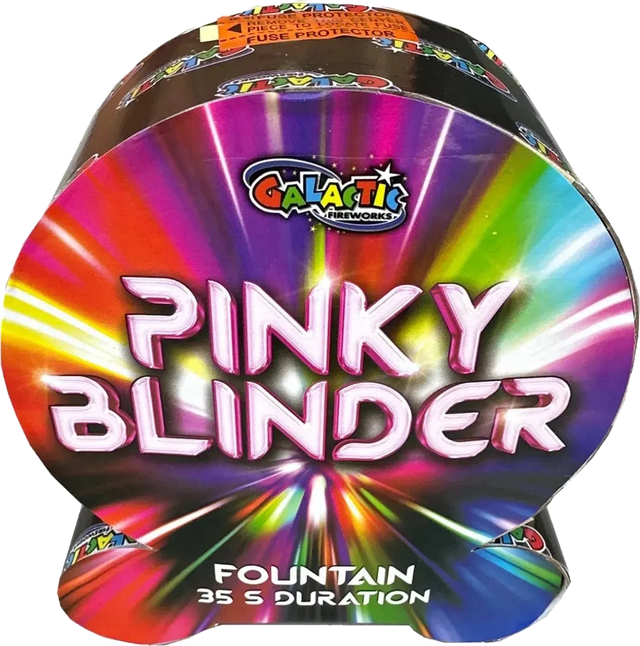Galactic Fireworks Pinky Blinder fountain firework.