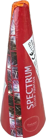 Silver Conic Spectrum by Evo Fireworks