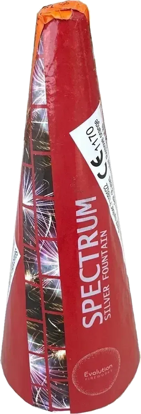 Silver Conic Spectrum by Evo Fireworks