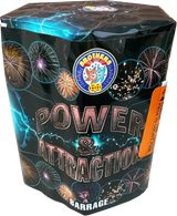 Power & Attraction 19 shot firework cake by Brothers Pyrotechnics.